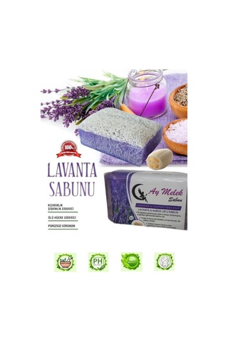 Lavanta Özlü Doğal Kabak Lifli Güzellik Sabunu Cilt Etkili Diğer