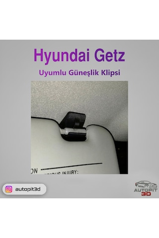 Hyundaı Getz Uyumlu Güneşlik Klipsi Güneşlik Klipsi