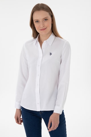 U.s. Polo Assn. Kadın Beyaz Gömlek Basic 50307726-vr013 Beyaz