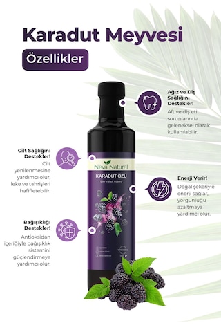 Nutriwow Karadut Özü Dogal İçerikli Şeker İlavesiz 700 G