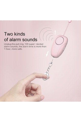 Sones 8610 120db Çift Alarm Sesi Kişisel Alarm Kadın Kendini Savunma Sireni