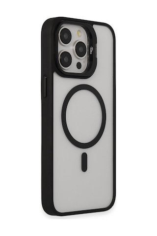 Zengemtx Joko Apple Uyumlu iPhone 14 Pro Kılıf Roblox Lens Magsafe Standlı Kapak - Siyah