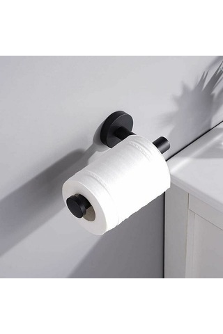 Tongxida Bosphorusboutique Yük Tuvalet Tutucu, Siyah Paslanmaz, Güçlü Çelik Banyo Aksesuarı Diğer