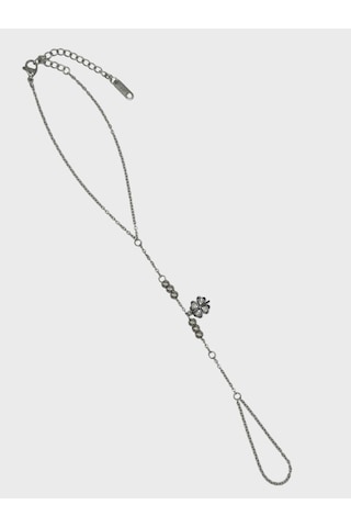 Arnes Jewelry Çelik Dorikalı Yoncalı Şahmeran Bileklik Ar580nes Silver