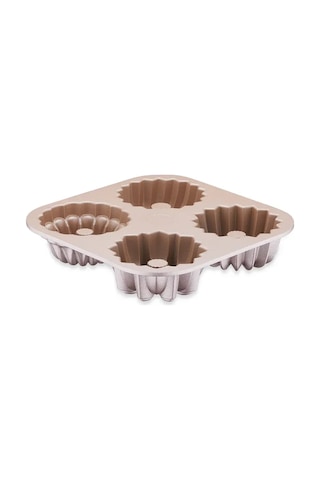 Korkmaz Pasty 4lü Muffin Kalıbı A5617-4 Bej