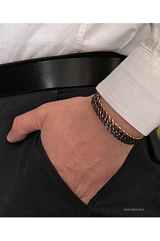 Örme Bakır Bileklik 17 Bakır