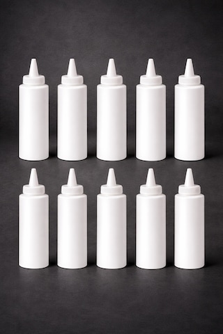 Ketçap Mayonez Sosluk Sıkma Şişesi 250 Ml Bpa Free 2li Set Çok Renkli