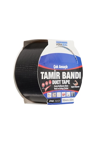 Vodaseal Çok Amaçlı Tamir Bandı, 50mmx10mt, Siyah