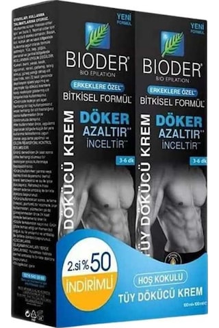 Bioder Tüy Dökücü Krem 100ml - Men