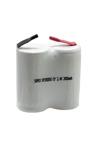 Supex 2.4Volt 2000Mah 2Li Yanyana Şarzlı Süpürge Pili