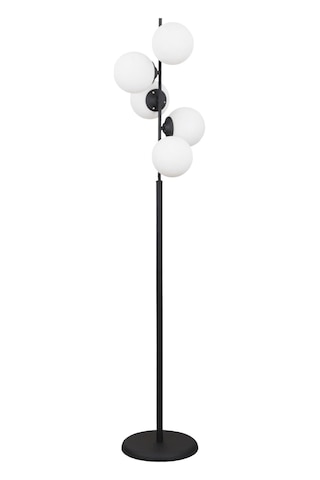 Missy 5 Li Siyah Lambader Beyaz Camlı Modern , Oturma Odası ,yatak Odası , Salon Lambader Çok Renkli