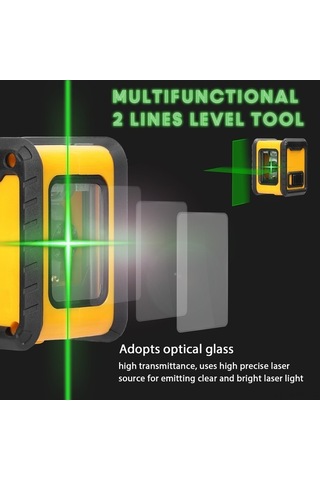 Tongxida Yeşil Lazerli 3 Otomatik Dengelemeli Taşınabilir Hizalama Aleti - Fayans, Pencere Ve Duvar Montajı İçin