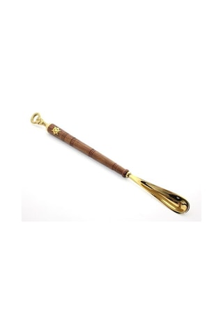 Büro Ev Ofis Hediyesi İçin Pirinç Yapım Çapalı Dümenli Kerata Ayakkabı Çekecek