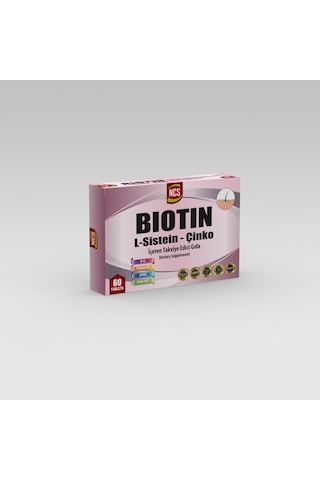 Ncs Biotin L Sistein Çinko 60 Kapsül