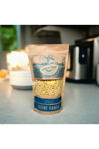 Kesme Hamur 400gr - Tam Buğday Unu, Süt, Yumurta, Tuz.