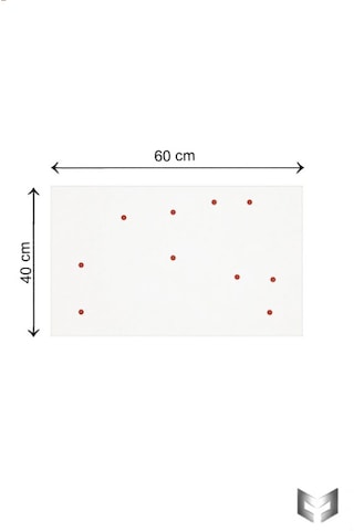 Yiğit Metal Mıknatıslı Pano Beyaz Ofis/çalışma Odası İçin Mıknatıs Hediyeli Metal Magnet Hatıra Panosu 40 x 60 CM