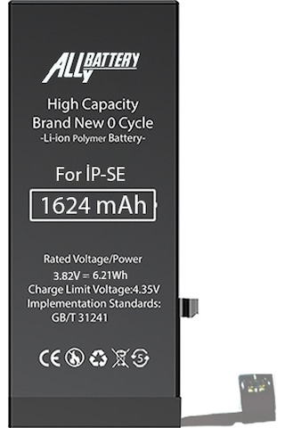 Ally Apn-616-00106 Apple Uyumlu iPhone 5 Se 1624 Mah Pil Batarya