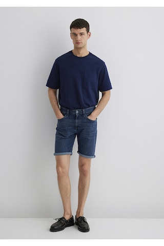 Mavi - Brian Premium Blue Koyu Vintage Mavi Jean Şort 0418489817 Koyu Mavi