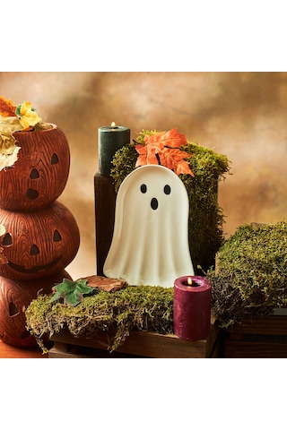 Karaca Halloween Ghost Servis Tabağı 26 Cm Beyaz