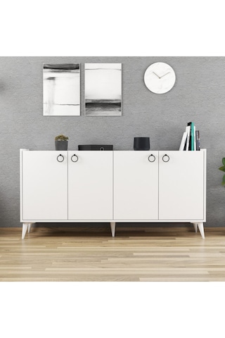 Ferniso Mobilya 165 Cm Konsol Beyaz