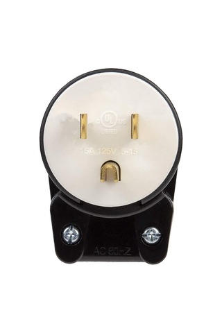 90 Derece Abd Kanada Erkek Konnektör 5-15p 3 Pin Açılı Dıy Konnektör. 15a 125v Abd 3 Pin