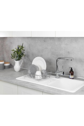 Wenko Bulaşılık Metal 35 X 9 X 35 Cm, Gümüş