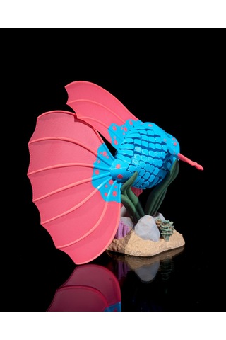 Hareketli Beta Balığı 18x17cm