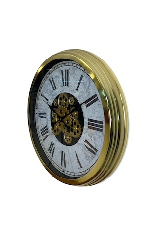 Gold Atlas Royale 60 Cm Çarklı Duvar Saati