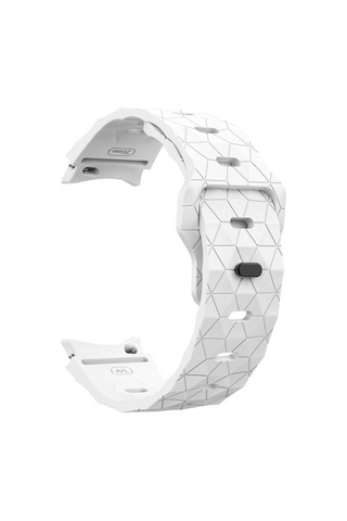 Galaxy Uyumlu Watch 6 44mm Krd-116 20mm Futbol Desenli Spor Tasarımlı Silikon Kordon