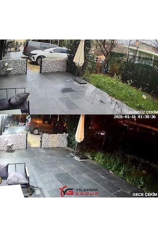 Yıldırımgroup 24 Kameralı Sesli 5mp Ip-gece Renkli Araç Ve Yüz Tanımalı Kamera Sistemi-hazır Kamera Seti