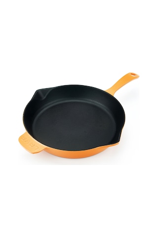 Lava Döküm Kızartma Tavası (Ø)28cm, Parlak Siyah Taban Mat