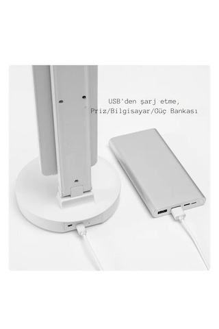 Monozone 5in1 Çok Fonksiyonlu Şarjlı Masa Lambası