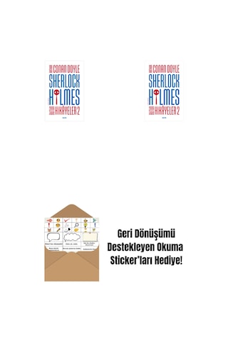 Sherlock Holmes - Bütün Hikayeler 2 + Sherlock Holmes - Bütün Hikayeler 2 Ciltli + Okuma Sticker'ları