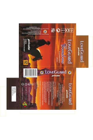 Love Guard Private Kokulu Kremli Prezervatif 12'li