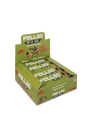 Fellas Antep Fıstığı ve Kakao Meyve Bar 12 x 40 G