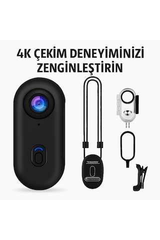 Ultra Kompakt 4k Aksiyon Kamerası Su Geçirmez, Yüksek Çözünürlük