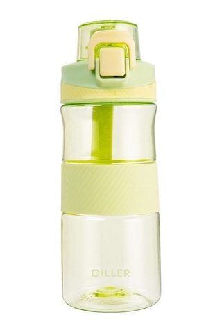 Diller 520 Ml Tritan Geniş Ağızlı Kilitli Kapak Yeşil Matara Suluk