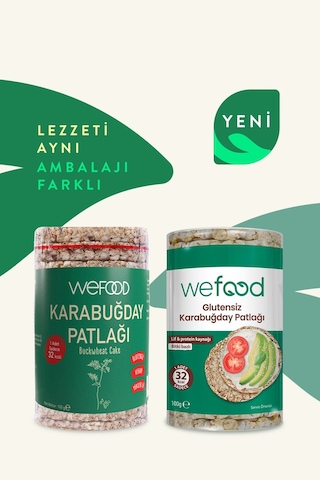 Wefood Karabuğday Patlağı 100 Gr 5'li