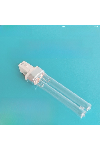 Qingmipy H-şekilli Uv C Dezenfeksiyon Lambası, Kuvars Işık Kaynağı, 5w 85mm, G23 Başı, 8000+ Saat Ömür, Ev/okul İçin Bakteri Virüs Öldürücü