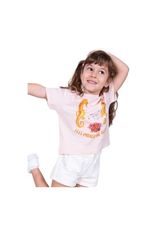 Balık Baskılı Çocuk Tshirt 001