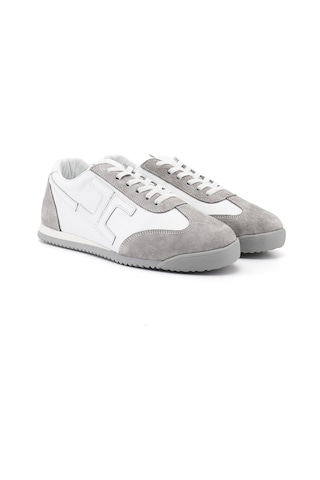 Gönderi(R) Gönderi R Kadın Beyaz Lastik Bağcıklı Hakiki Deri Sneaker Ddza83742546