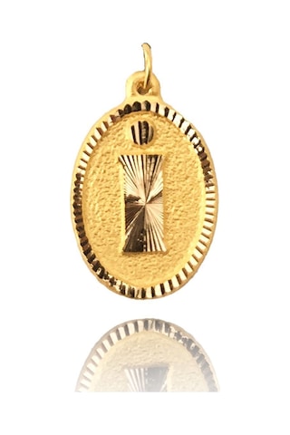 Nezihhan 14 Ayar Altın İ Harf Kolye