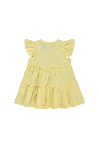 Civil Baby Zürafa Lase Nakış 6-18 Ay Elbise - Sarı