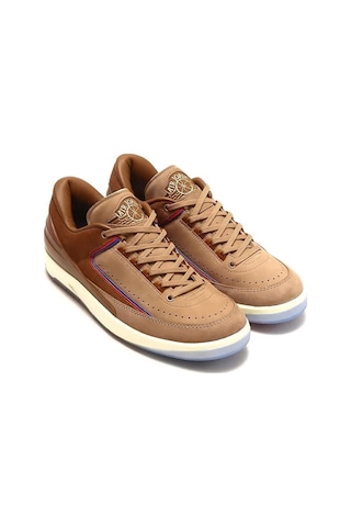 Nike Dv7129-222 Air Jordan 2 Retro Low 2 18 Air Jordan 2 Retro Low Two 18 Rocky Tan/british Tan/red Kahverengi