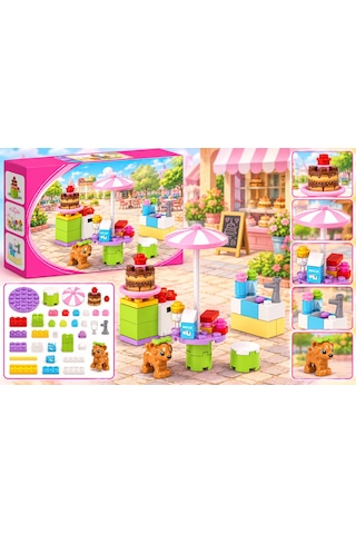 Northcity Parça Fashion Girls Pasta Dükkanı Bx Standart