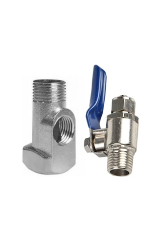 Lotto Filters Su Arıtma Hat Alma T 1/2" Ve Mini Küresel Vana 1/4"