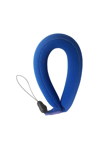 Geeroyoo Yüzme Ve Dalış İçin Yüksek Yüzdürme Kapasiteli Neopren Kamera Bilek Bandı - Mavi