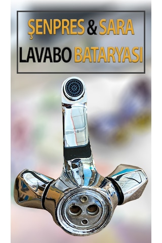 Şenprens Sara Model Lavabo Bataryası Krom