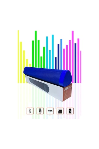 Bluetooth 5.0 Hoparlör Model A500 Güçlü Bas Ve Harika Sese Sahip Kablosuz Bluetooth Hoparlör Bx40