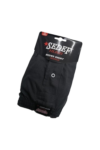 3 Adet Sedef Yıldızı Erkek Penye Boxer Düz Renk Boxer